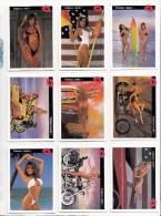 LOT OU SERIE COMPLETE DE 100 CARTES TRADING CARDS FANTAZY PIN-UP DE 1995 EN PARFAIT ETAT (24 PHOTOS) - Andere & Zonder Classificatie