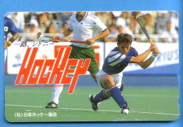 Japan Japon Telefonkarte Phonecard Télécarte  -  Sport Hockey - Sport