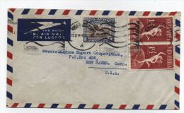 South Africa/USA AIRMAIL COVER 1949 - Poste Aérienne