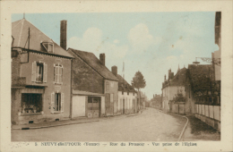 89 NEUVY SAUTOUR / Rue Du Pressoir, Vue Prise De L'Eglise / CARTE COULEUR - Neuvy Sautour