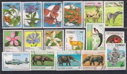 Lot 134 Congo (Brazzaville) Small Collection 17 Different - Collezioni