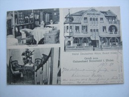 NEUSTADT ,  Hotel    , Seltene Karte Mit Stempel 1924 - Neustadt (Holstein)