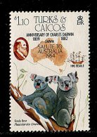 (cl. 3 - P.4)  Turks Et Caiques ** N° 704 (ref. Michel Au Dos) - Koalas - - Turcas Y Caicos