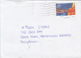 33117- MADE IN LUXEMBOURG, STEEL SHEET PILE, STAMPS ON COVER, 2004, LUXEMBOURG - Cartas & Documentos