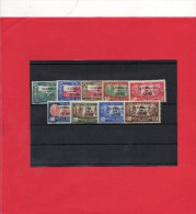 9 Valeurs N° 78/86 Neuf * - Unused Stamps