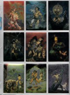 LOT OU SERIE INCOMPLETE DE 88/90 CARTES TRADING CARDS CHROMIUM CONAN DE 1995 EN PARFAIT ETAT (20 PHOTOS) - Other & Unclassified