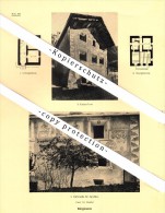 Photographien / Ansichten , 1923 , Borgonovo , Stampa , Casaccia , Kreis Bergell , Prospekt , Architektur , Fotos !!! - Stampa