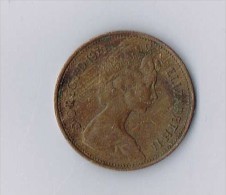 UK Great Britain England-Bronze - Royaume Uni 2 New Pences, 1979 - Autres – Europe