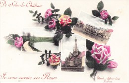 SOLRE-le-CHATEAU - Je Vous Envoie Ces Fleurs - Superbe Carte Colorée - Solre Le Chateau