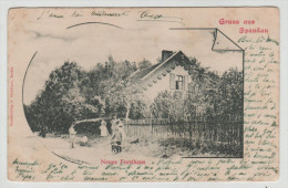 Europe Germany Deutschland Berlin Spandau Neues Forsthaus Nice Border 1900 Post Card Postkarte POSTCARD - Spandau