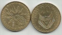 Rwanda 20 Francs 1977. High Grade - Rwanda