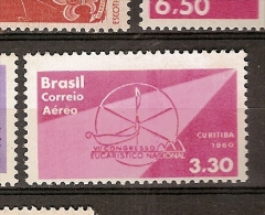 Brazil ** & Aereo, The National Eucharist Congress, Curitiba, 1960 (87) - Poste Aérienne