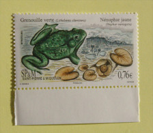 La Grenouille Saint Pierre Et Miquelon - Unused Stamps