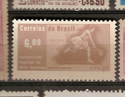 Brazil * & Aereo, World Championship Tennis Female, Wimbledon, 1960 (91) - Airmail