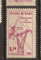 Brazil * & Aereo, Barragem De Três Marias, Minas Gerais 1961 (93) - Airmail
