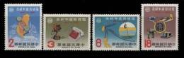 1981 Telecommunication Centenary Stamps Telephone Map Cable Telecom - Geography