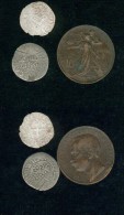 Lot   3  Monnaies,  Schilling 52,  Denier De Saint Louis  Et 10 C 1861-1911 - Andere & Zonder Classificatie