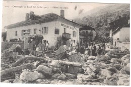 CPA  SAVOIE.CATASTROPHE DE BOZEL (16 Juillet 1904) L'HOTEL Des ALPES - Bozel