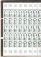 FRANCE  FRAGMENT DE  FEUILLE DE 40  TIMBRES  NEUF ** MNH N° 2099   DE 1980 - Fogli Completi