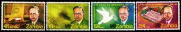 Zambia - 1971 10th Death Anniversary Of Dag Hammarskjöld Set (o) # SG 161-164 , Mi 70-73 - Dag Hammarskjöld