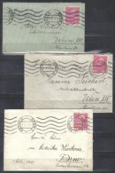 Czechoslovakia 3 Covers Posted Before 1918 From Brno 2  - Brunn 2 - ...-1918 Prephilately