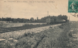 ( CPA 77 )  VILLENOY  /  Vue Sur La Ligne De L'Est  - - Villenoy