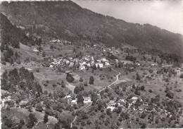 Carte Postale Des Années 50-60 De Suisse - En Avion Au Dessus De Verossaz - Hôtel De Vérossaz - Prop. A. Voëffray - Vérossaz