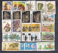 Lot 143 Tanzania Small Collection 27 Different ( MNH-12, Used.-15) - Tansania (1964-...)