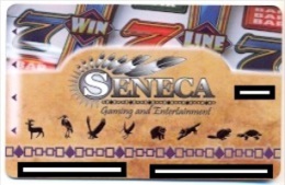 Seneca Allegany Casino, Irving & Salamanca, NY, U.S.A., Older Used Slot Card, Seneca-6 - Casinokarten