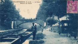 ( CPA 77 )  VILLEPARISIS  /  Le Canal  -  Maison De Garde  - - Villeparisis