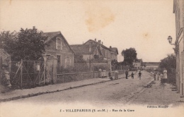 ( CPA 77 )  VILLEPARISIS  /  Rue De La Gare  - - Villeparisis