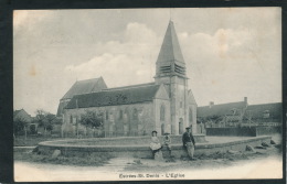 Delcampe - ESTREES SAINT DENIS - L'Église (animation) - Estrees Saint Denis