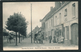 Delcampe - ESTREES SAINT DENIS - Route De Flandre - Place Du Marché (animation) - Estrees Saint Denis