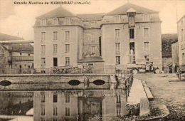 CPA - MIREBEAU (21) - Aspect Des Grands Moulins Avec Monte-Sacs En Façade Au Début Du Siècle - Carte De Visite - Mirebeau