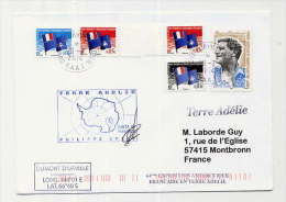 Dumont D´Urville 26 2 2014 Drapeaux Roger Barberot - Storia Postale