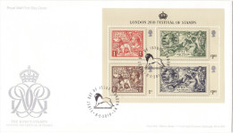 GREAT BRITAIN 2010. LONDON FESTIVAL THE KINGS STAMPS FDC - Unclassified