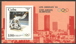 1983 Mi# Block 75 ** MNH - Summer Olympics, Los Angeles ´84 / Judo - Neufs