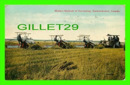 SASKATCHEWAN - MODERN METHODS OF HARVESTING - TRAVEL IN 1914 - THE VALENTINE & SONS - - Altri & Non Classificati