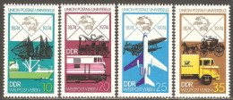 East Germany / DDR 1974 Mi# 1984-1987 ** MNH - Cent. Of The UPU - UPU (Union Postale Universelle)