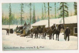 S3859 - Fairbanks-Valdez - Stage Carrying U.S.Mail - Fairbanks