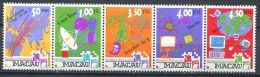 154 MACAO 1999 - Communication Satellite Radio TV (Yvert 950/54) Neuf ** (MNH) Sans Trace De Charniere - Nuevos