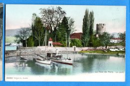 F315, La Tour De Peilz, Le Port, Bateau, 8690, Non Circulée - La Tour-de-Peilz