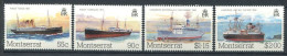 154 MONTSERRAT 1984 - Paquebot Navire Bateau (Yvert 550/53) Neuf ** (MNH) Sans Trace De Charniere - Montserrat