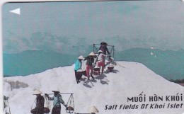 Vietnam, 97MVSB, Salt Field Of Khoi Islet, 2 Scans - Viêt-Nam