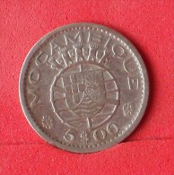 MOZAMBIQUE  5  ESCUDOS  1960  4 GRS - 0,650 SILVER KM# 84  -    (Nº12876) - Mosambik