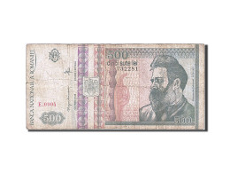 Billet, Roumanie, 500 Lei, 1991-1994, 1992, KM:101b, TB - Roumanie