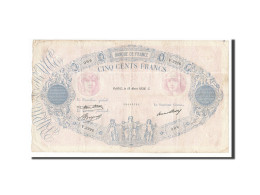 Billet, France, 500 Francs, 1936, 1936-03-19, TTB, Fayette:30.37, KM:66m - 500 F 1888-1940 ''Bleu Et Rose''