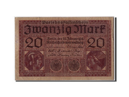 Billet, Allemagne, 20 Mark, 1918, 1918-02-20, KM:57, TB - Bestuur Voor Schulden