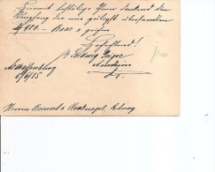 Bavière ( EP De 1885 De Aschaffenburg  Vers Coburg à Voir) - Cartas & Documentos