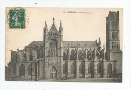 G-I-E , 87 , LIMOGES , La Cathédrale , Voyagée 1911 - Limoges